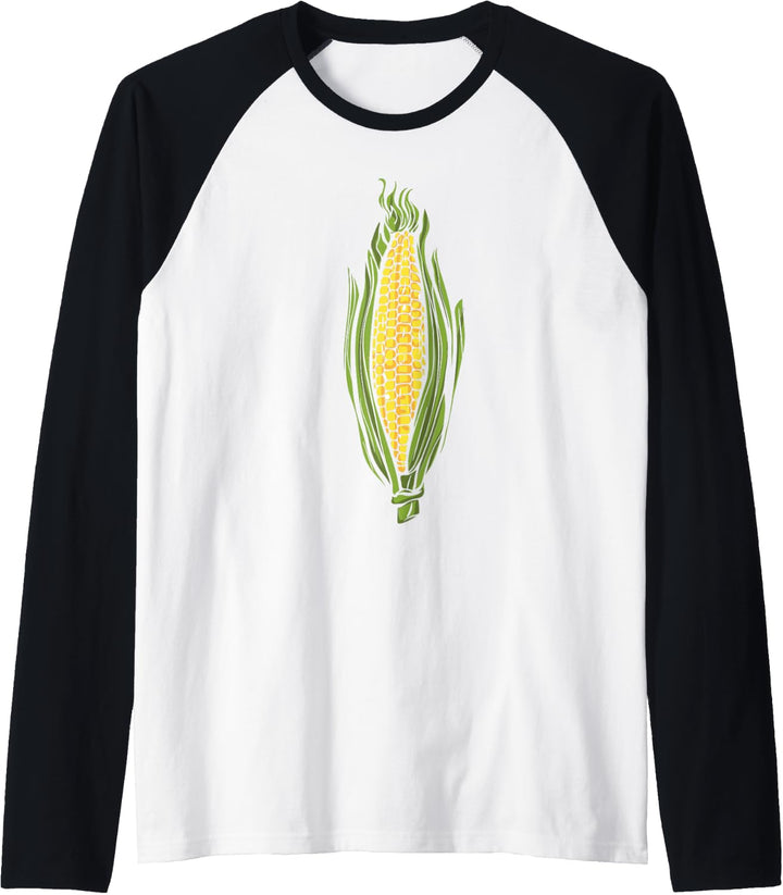 Landwirtschaft Mais-Kolben häckseln Landwirt Bauer Geschenk Raglan