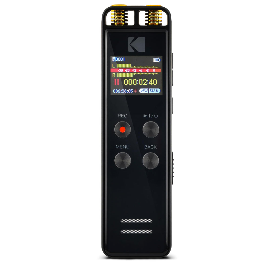 KODAK Hohe Intensität VRC550 digitaler Voice Recorder | Sprachgesteuertes wiederaufladbares Mini Dik