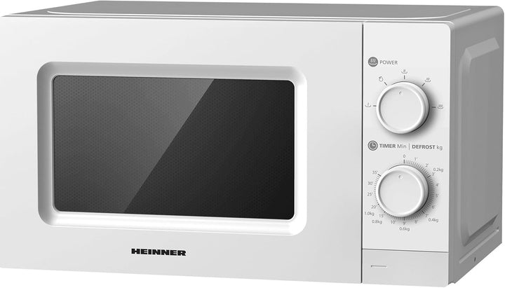 HMW-MD20MWH Mikrowelle • 20 L - 700 W, Manuelle Bedienung - 5 Leistungsstufen, Auftaufunktion - Dreh