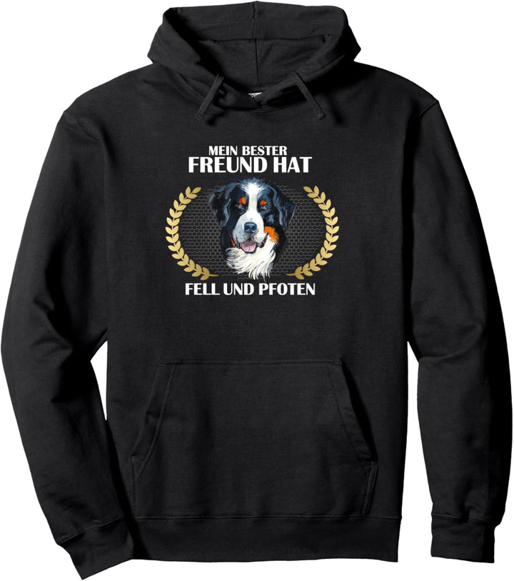 Mein Bester Freund Fell und Pfoten - Berner Sennenhund Pullover Hoodie