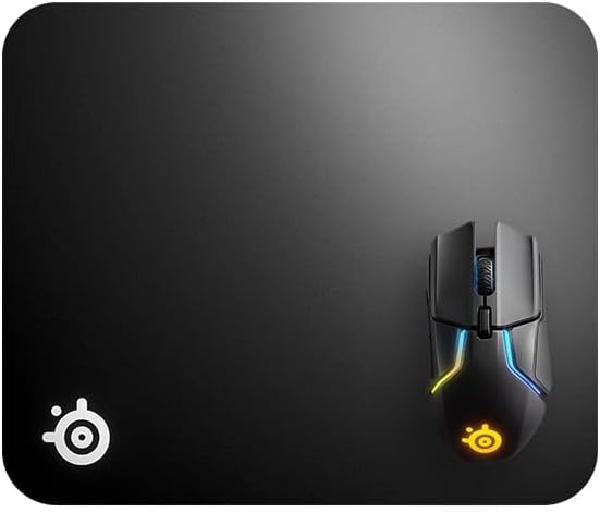 SteelSeries QcK Hard - Gaming Mauspad - verbesserte Oberflächentextur - Mittelgrosse - Schwarz (320m