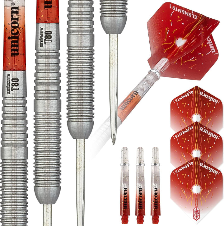 Unicorn Core XL Striker Dartpfeile mit Stahlspitze 20 g rot, 20 g rot