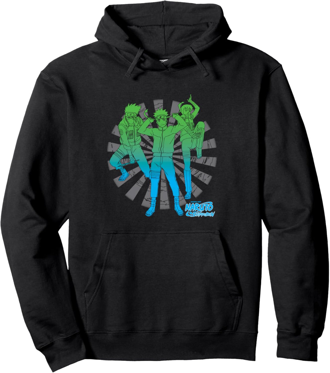 Naruto Shippuden Naruto Rock Lee Kakashi Pullover Hoodie