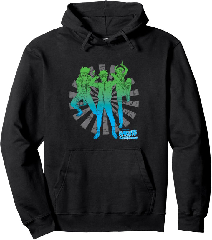 Naruto Shippuden Naruto Rock Lee Kakashi Pullover Hoodie