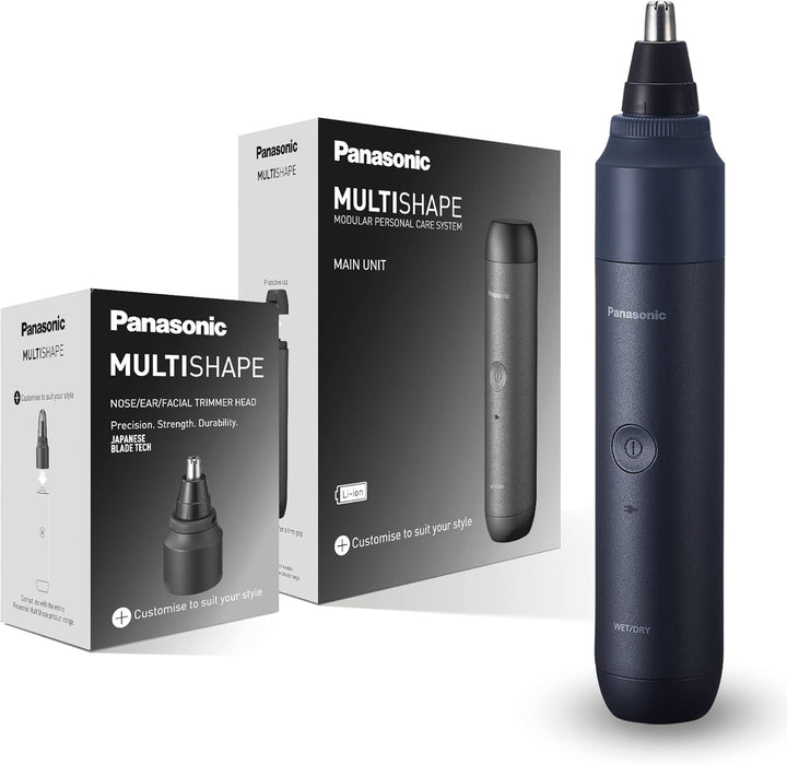 Panasonic MULTISHAPE modulares Körperpflege-System ER-CNT1, Nasen-/Ohren-/Augenbrauentrimmer für Män