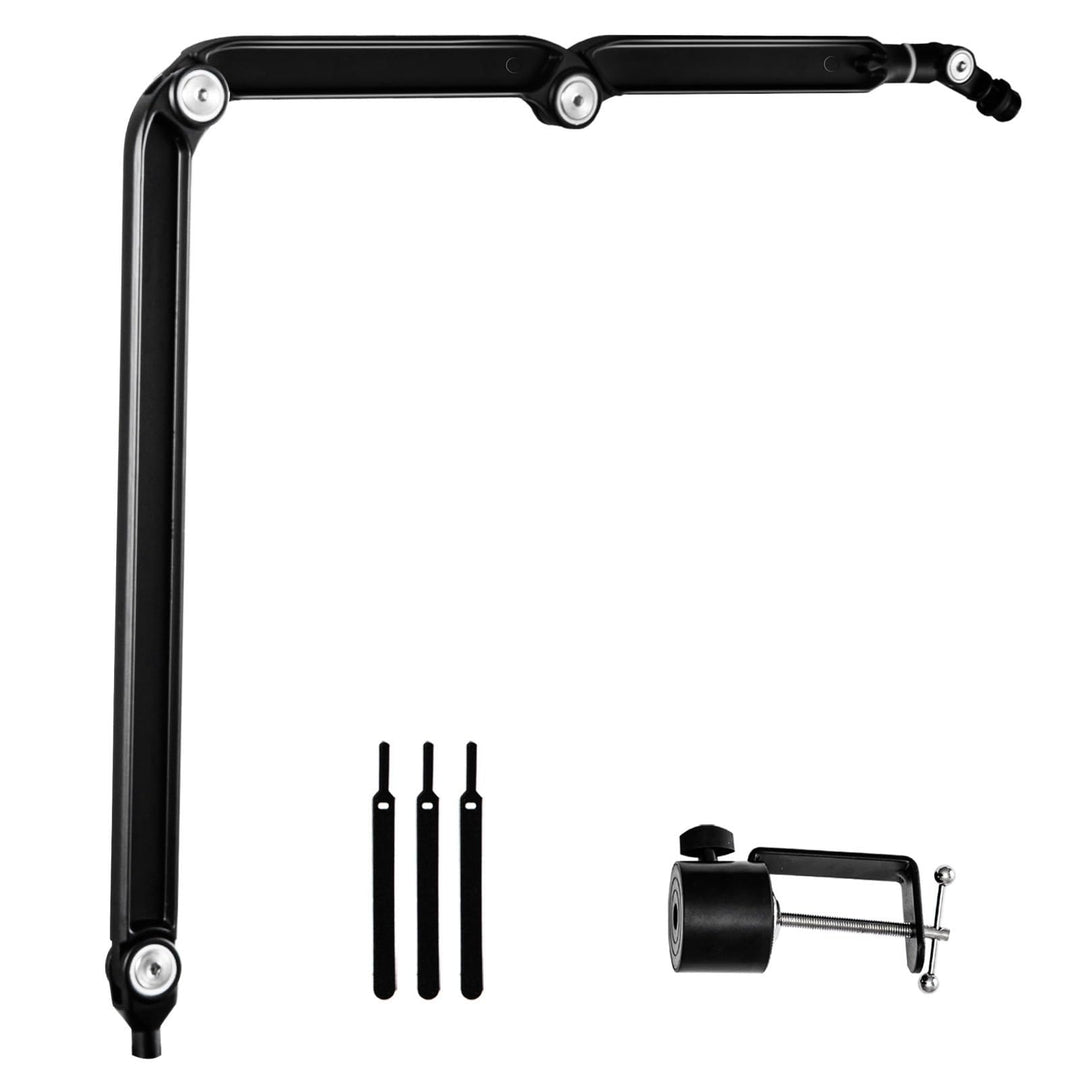 Trintion Mikrofon Arm 73-175cm Mikrofonständer Einstellbare Mikrofonstativ Mikrofon Ständer mit 2 Mi
