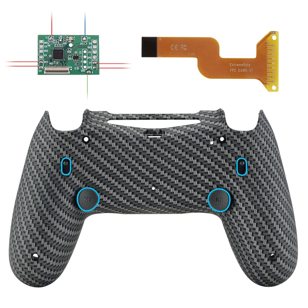 eXtremeRate DAWN2.0 FlashShot Trigger Stop Remap Kit für ps4 CUH-ZCT2 Controller,DIY-Ersatz Hülle Ge