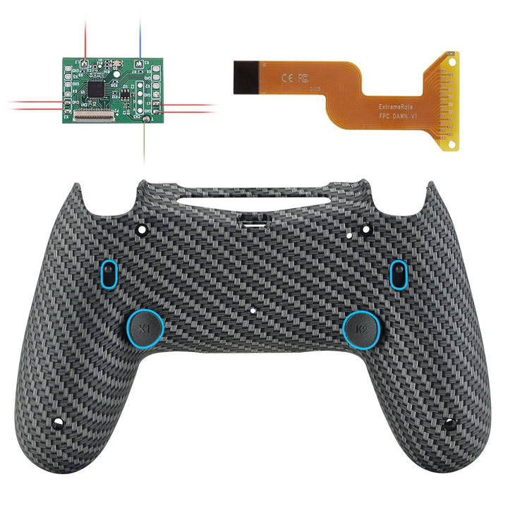 eXtremeRate DAWN2.0 FlashShot Trigger Stop Remap Kit für ps4 CUH-ZCT2 Controller,DIY-Ersatz Hülle Ge