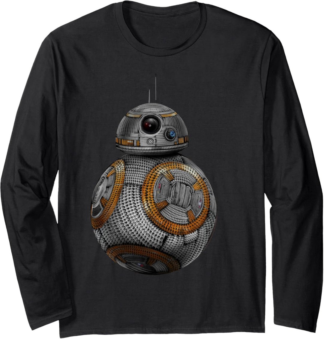 Star Wars BB-8 Texture Poster Langarmshirt