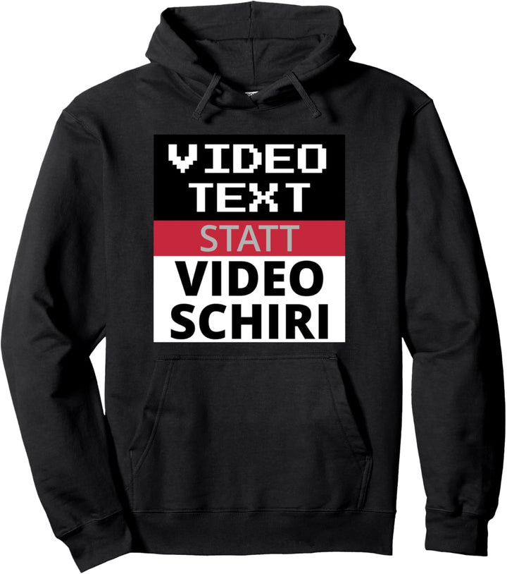 Anti Videobeweis Spruch Videotext statt Videoschiedsrichter Pullover Hoodie