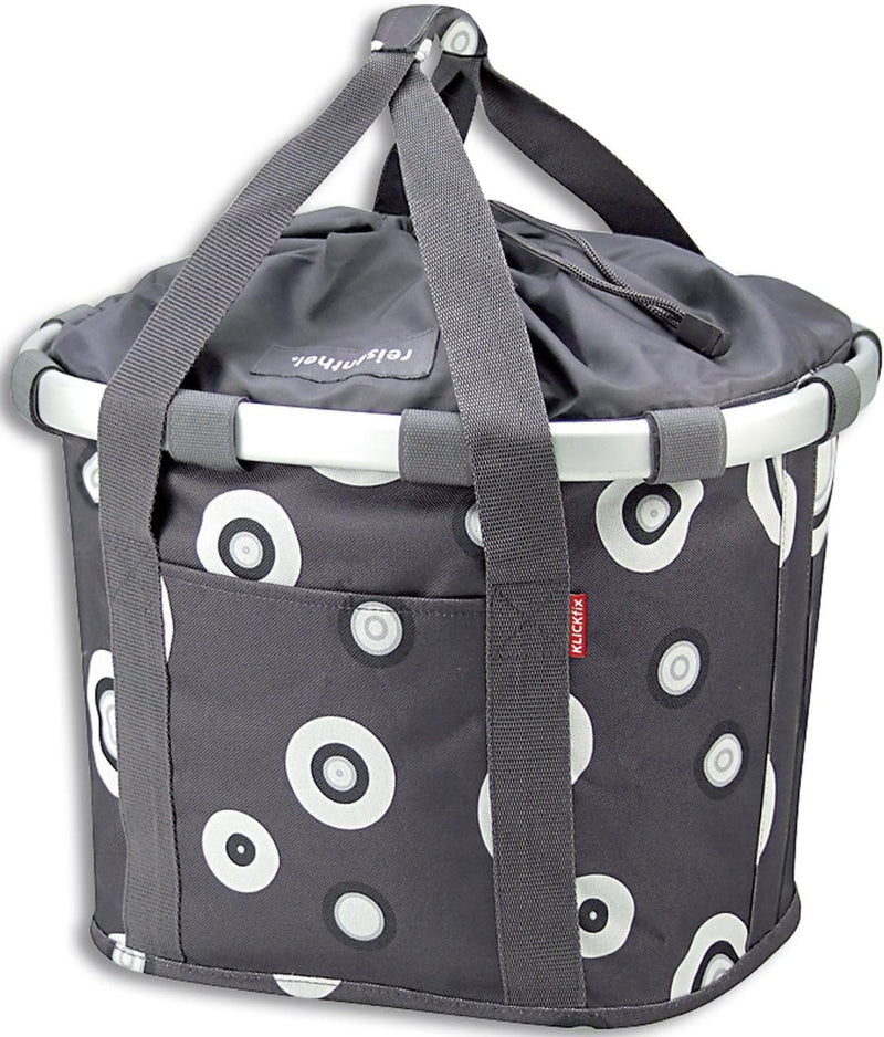 KLICKfix Unisex Fahrradtasche, Bubble Anthracite