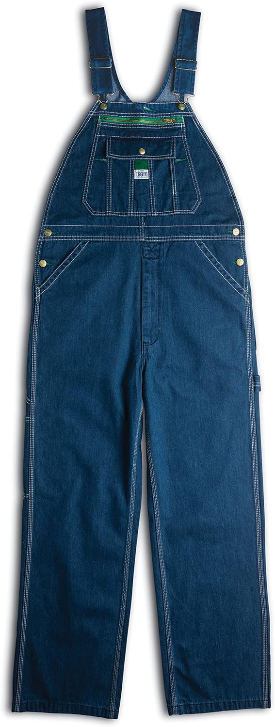 Liberty Herren Denim Bib Overall스톤워시 데님 빕 전체水洗牛仔圍嘴סינר ג'ינס עם חרס בסך הכלoverall aus Jeansstoff in