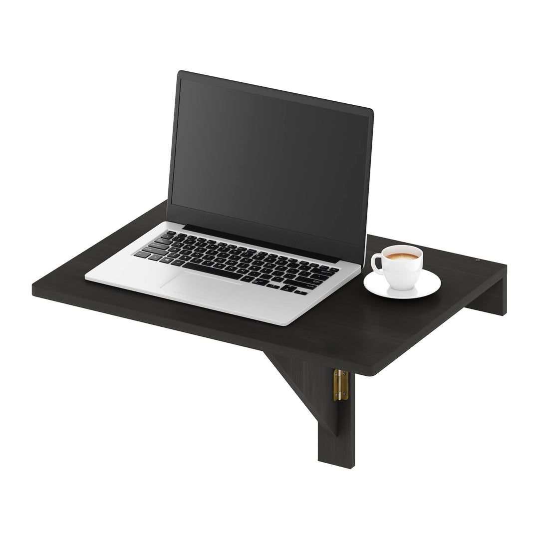 Furinno Hermite Klapptisch zur Wandmontage, Espresso, Espresso