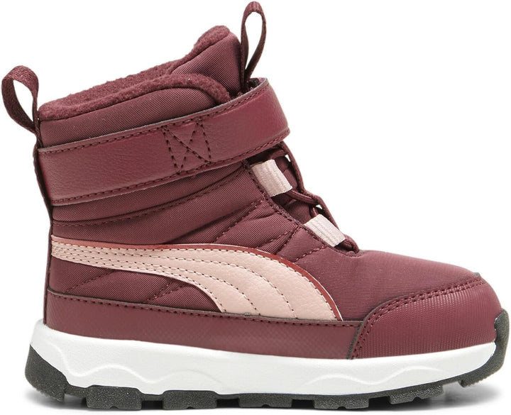 PUMA Unisex Kinder Evolve Boot Ac+ Inf Sneaker 21 EU Dark Jasper Future Pink Astro Red, 21 EU Dark J