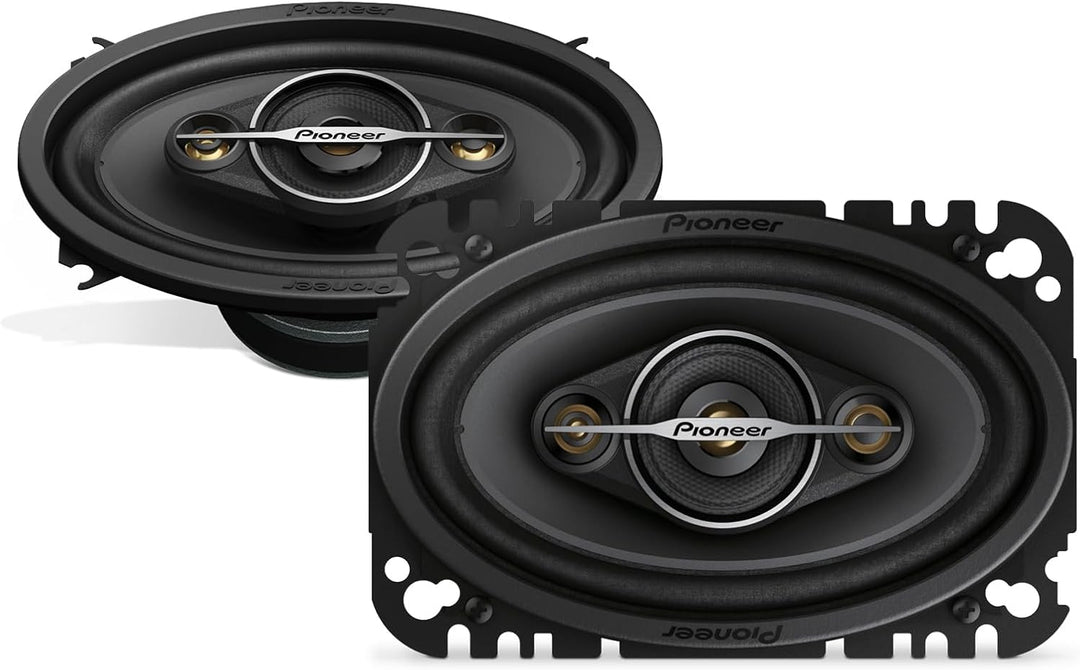 Pioneer TS-A4671F 4 x 6" 4-Weg-Koaxial-Lautsprecher Set mit 2 Lautsprechern (je 210 W max., 30 W Sin