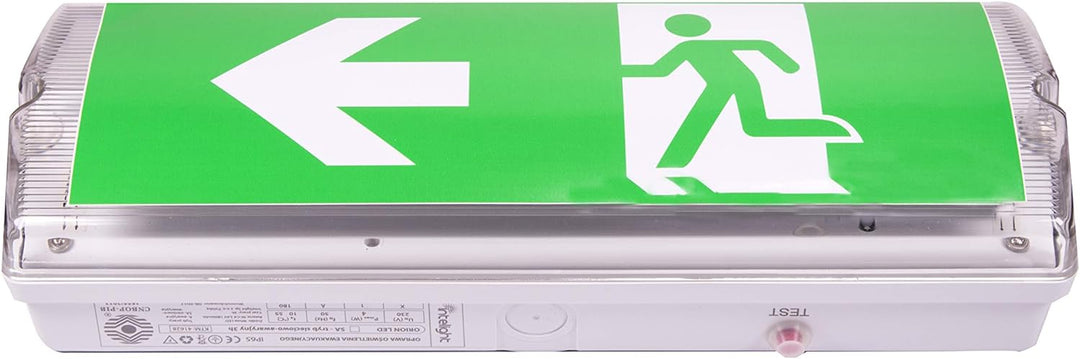 IP 65 LED Dauerlicht Notleuchte Notbeleuchtung Notausgang Fluchtwegleuchte Notlicht Fluchtweg EXIT (