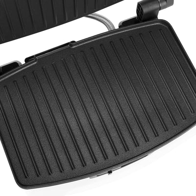 Tristar Kontaktgrill - Anti-Haftbeschichtung, 1500 Watt, Grillfläche mit 28x19 cm, Schwarz, GR-2856,