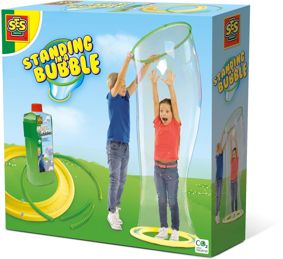 SES 2257 Creative Stelle dich in eine Riesenblase - Seifenblasen (750 ml, Beide Geschlechter, Kinder