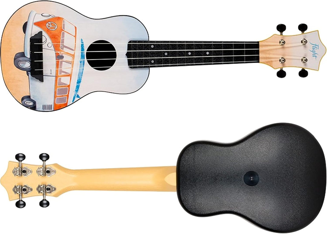 Flight Ukeleles TUS25 Bus Travel Sopran-Ukulele, Einheitsgrösse, mehrfarbig