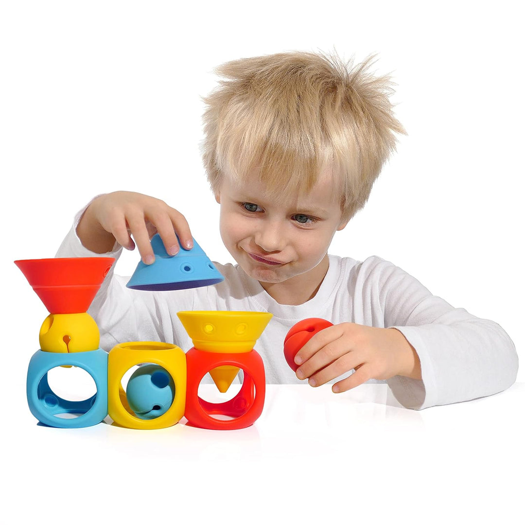 MOLUK 2843430 Genius Educational Toy Construction Game Building Blocks Soft Silicone 0+ Months