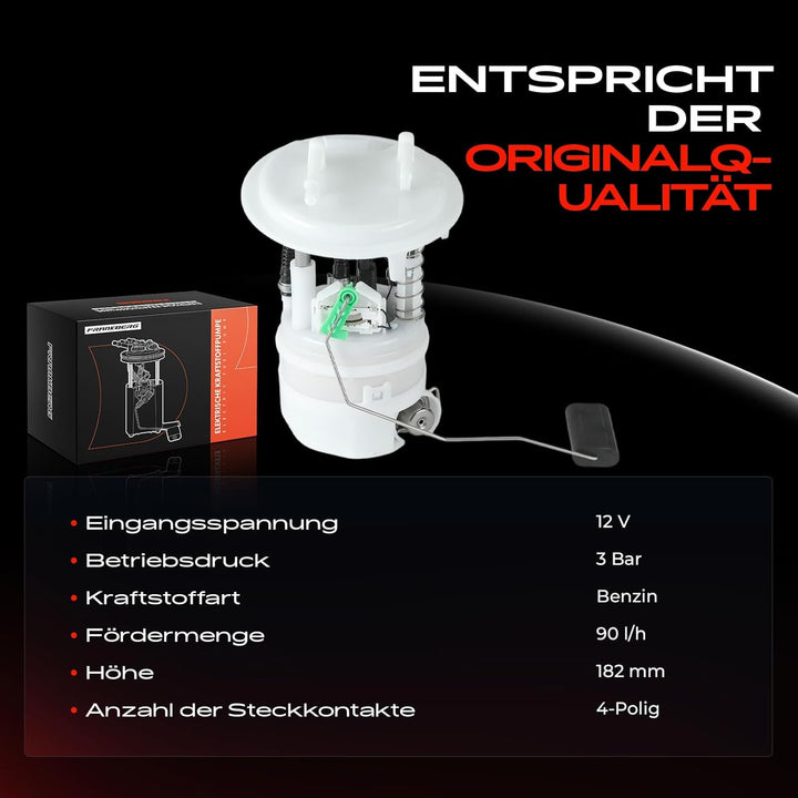 Kraftstoffpumpe Benzinpumpe für 307 3A/C 307 CC 3B C4 LA_, LC_ C5 RC_, RE_ DC_, DE_ C5 II RC_, RE_ 1