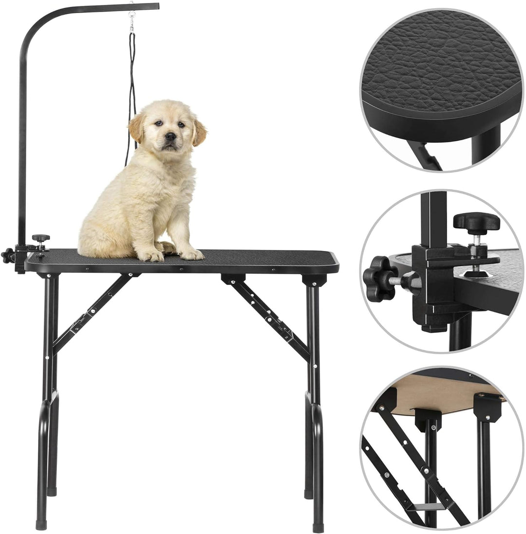 Yaheetech Hundepflegetisch, Trimmtisch für Hunde, Hundefriseur Tisch, Hunde Badetisch, Pudel Fellpfl