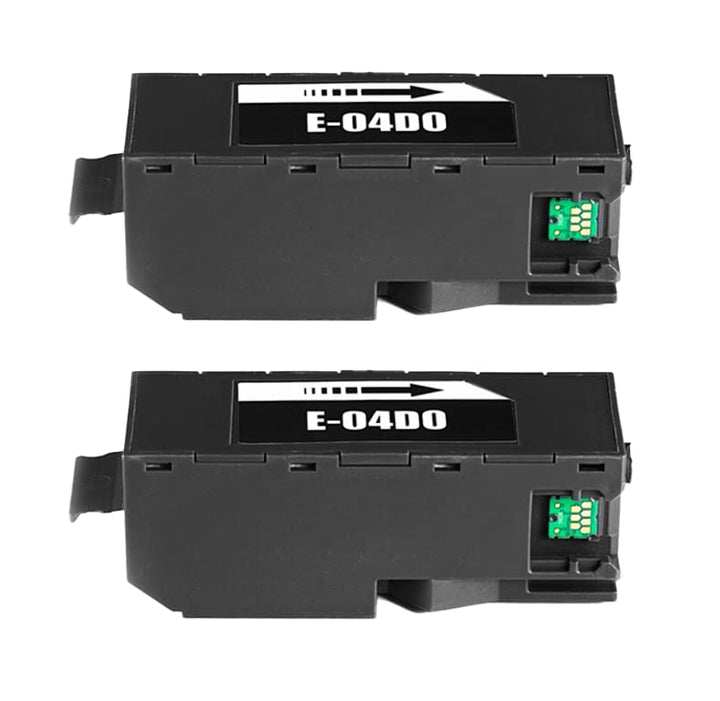 2er Pack 04D0 C13T04D000 Wartungsbox kompatibel mit Epson EcoTank ET-7700 ET-7750 L7188