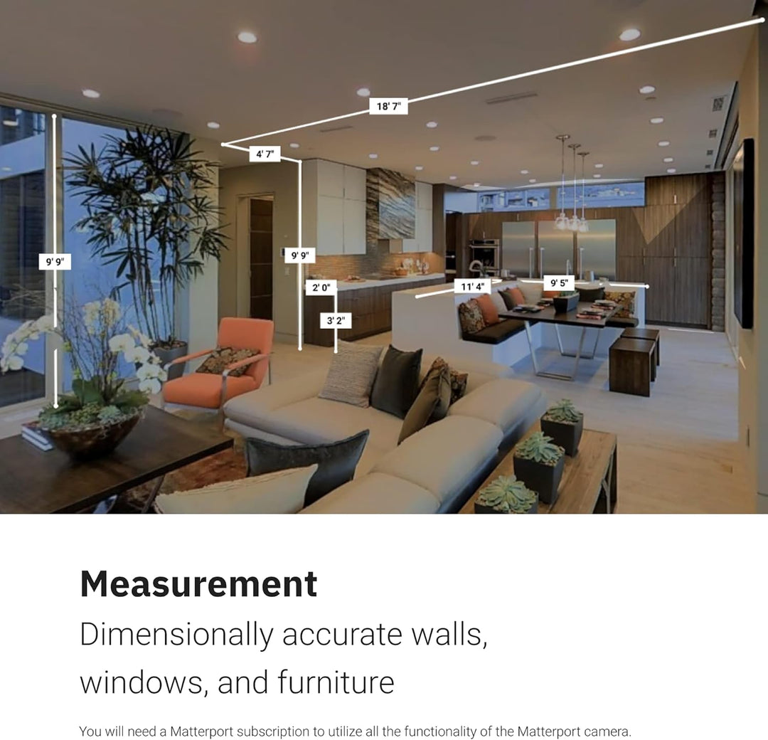 Matterport Pro2 3D 360-Kamera zum Erstellen professioneller virtueller 3D-Rundgang Erlebnisse mit 36