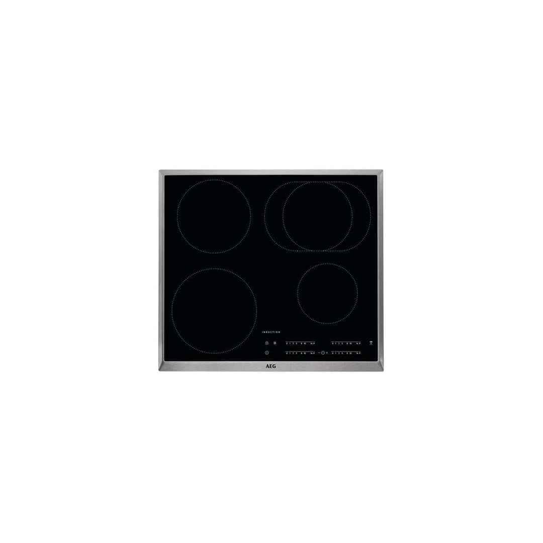 AEG IKB64411XB Autarkes Kochfeld / Induktion / Hob²Hood / Slider-Bedienung / 60 cm / Edelstahlrahmen