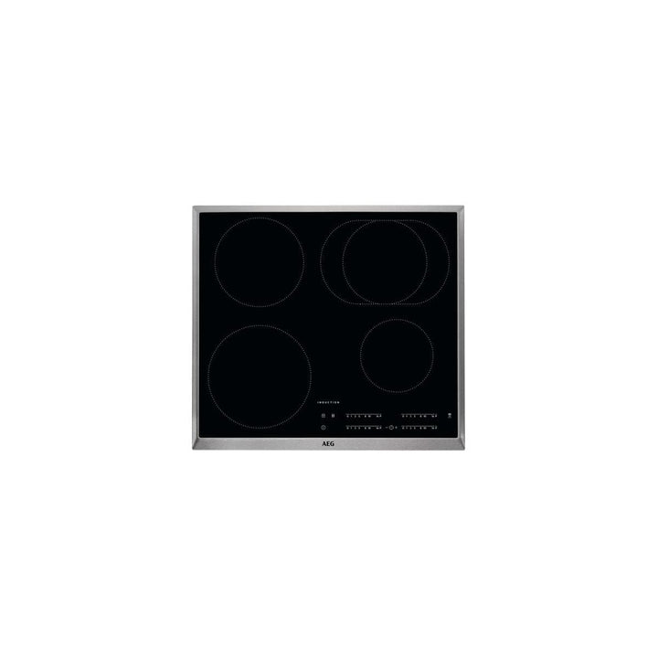 AEG IKB64411XB Autarkes Kochfeld / Induktion / Hob²Hood / Slider-Bedienung / 60 cm / Edelstahlrahmen