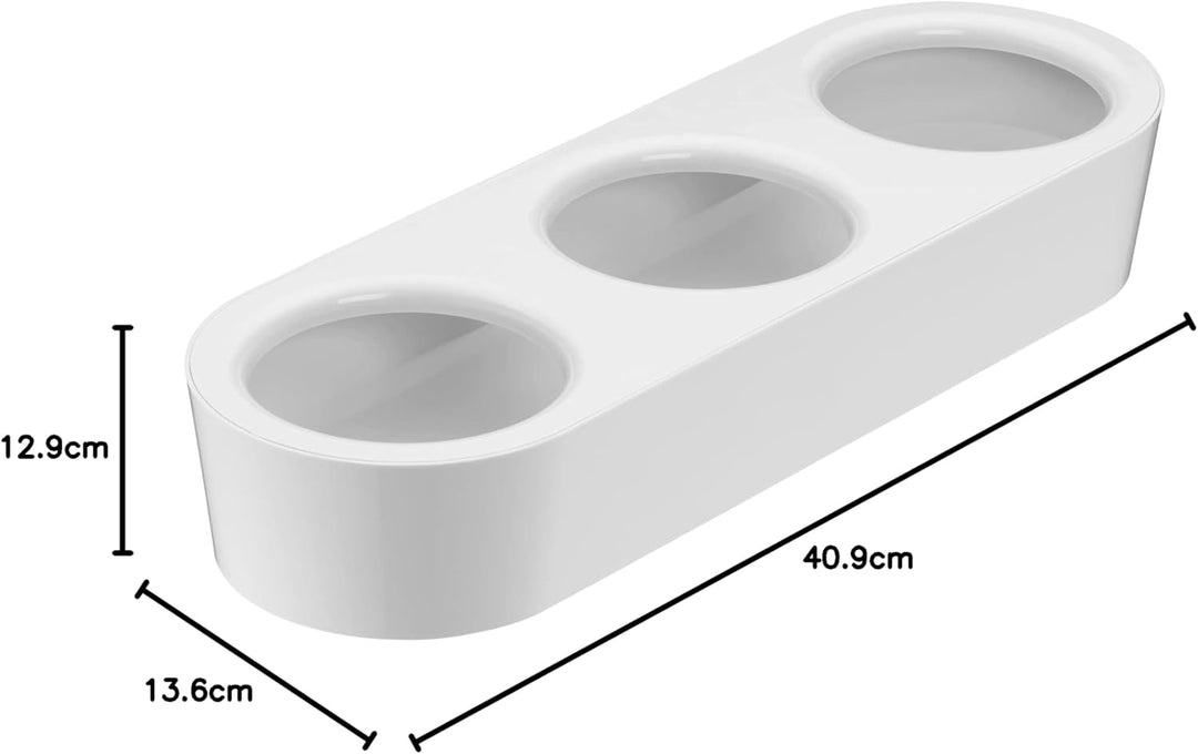 WMF Gourmet Kräutertopf mit Bewässerungssystem 3-teilig, Kräutergarten für die Küche, 36x 12,5x 12,5