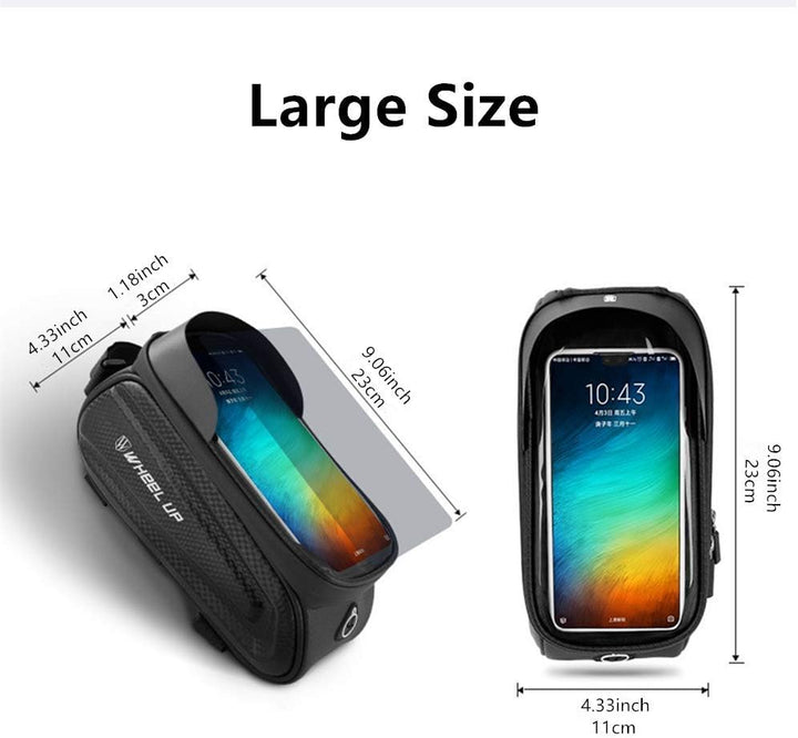 Fahrrad Rahmentasche MTB Wasserdicht Lenkertasche Handyhalterung Handytasche Fahrrad 7 Zoll Bb-1, Bb