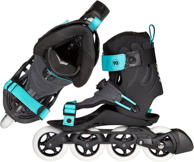 Powerslide Inline Skate Doop Urban 90, für Fitness und Urban, für Damen und Herren