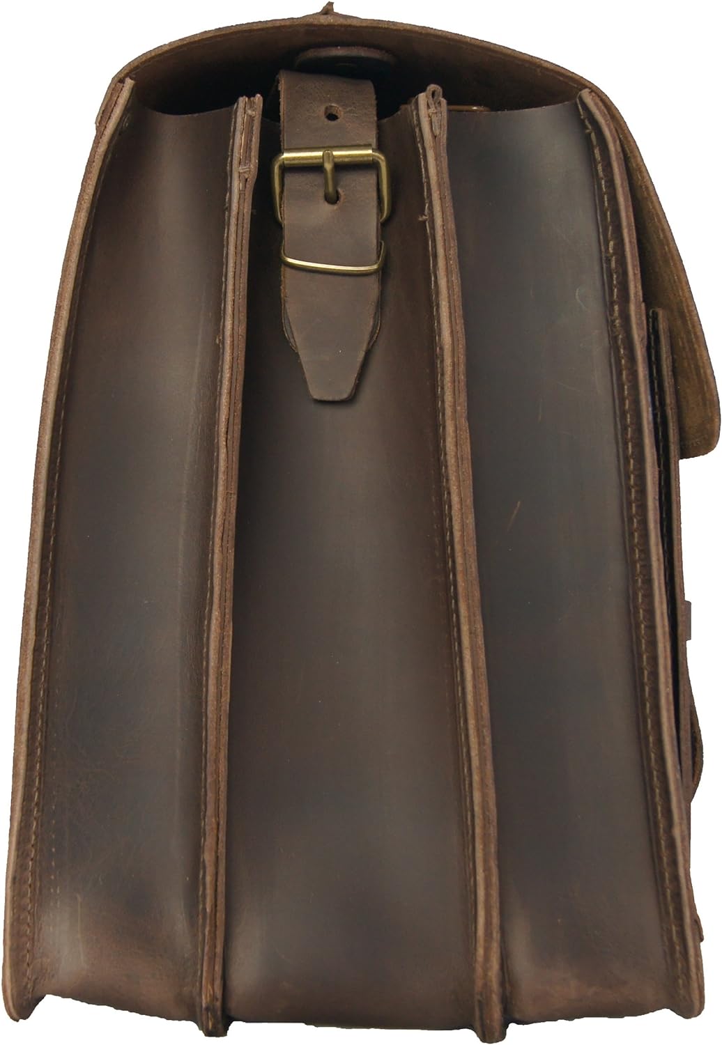 Freiherr von Maltzahn Grosse Aktentasche EINSTEIN 1, 42 cm, braun, Bio-Leder, Made in Germany + Lede