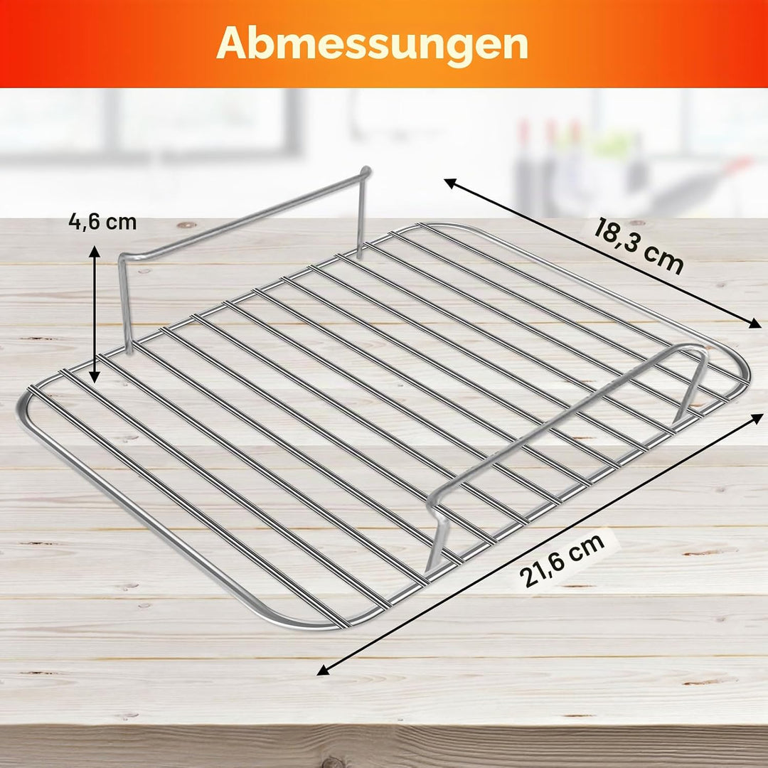 Luftfritteuse Ersatzteile für Ninja SL401 DoubleStack XL 2 Korb-Luftfritteuse, 21,6 x 18,3 x 4,6 cm,