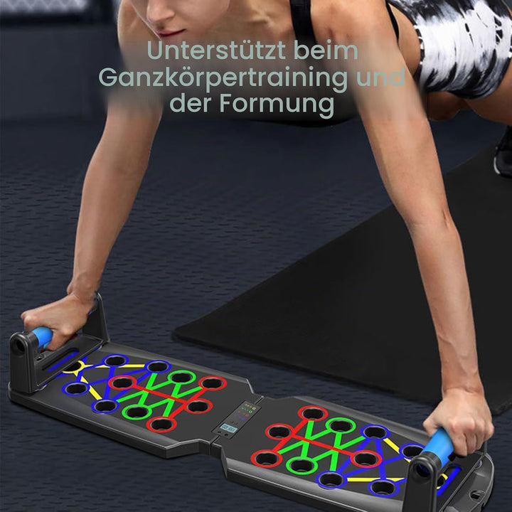 Hochschiebbares Brett, tragbare Multifunktions-abnehmbare 14-in-1-Liegestützstange, Krafttraining Li