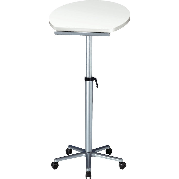 MAUL | Stehpult | ergonomisch | BxT 600 x 520 mm | höhenverstellbar | Weiss | flexibles Arbeiten im