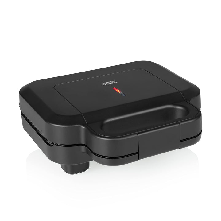 Princess Sandwichmaker 127007 – 22 x 11 cm Grillfläche – 4 halbe Sandwiches – 800 W, Schwarz 2 diago
