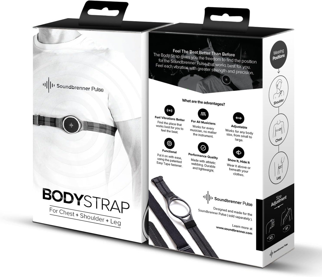 Soundbrenner Body Strap Halterung für Pulse, Schwarz