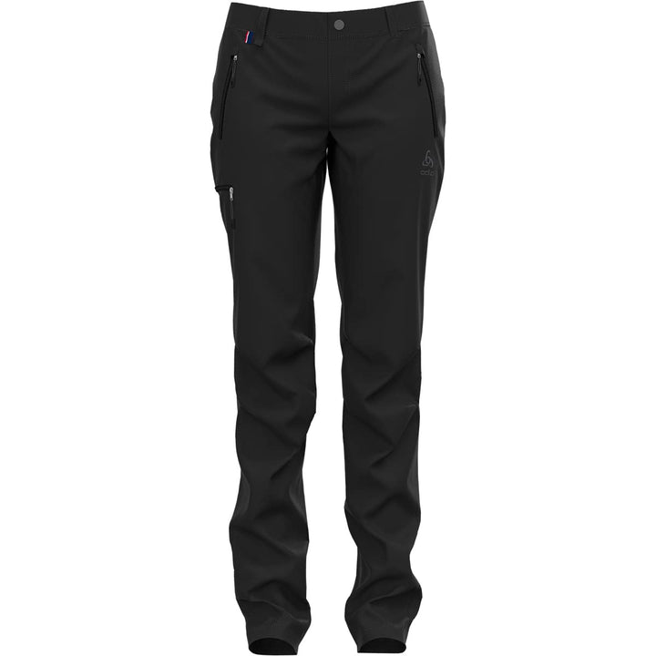 Odlo Damen Wanderhose Wedgemount_560421 34 Schwarz, 34 Schwarz