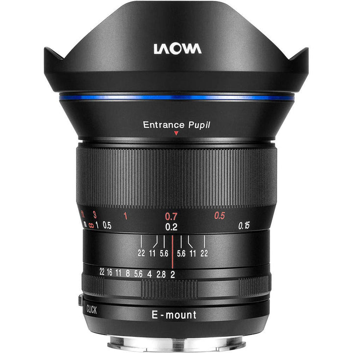 Laowa Kompatibel mit Sony FE Weitwinkelobjektiv VE1520SFE 15 mm F2 Zero Verzerrung, Schwarz