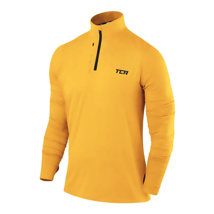 TCA Funktionsshirt Herren Langarm - Fusion Pro Quickdry Langarmshirt atmungsaktiv - Wandershirt Lauf