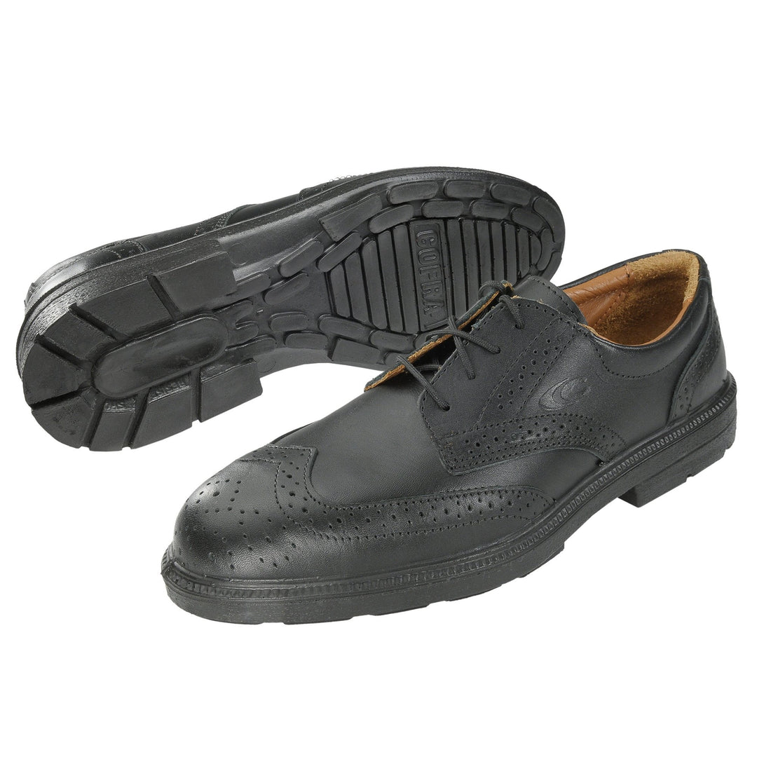 Cofra 33020-006.W43 BELL S1 SRC Sicherheitsschuhe, Schwarz/Braun, Grösse 43 43 EU, 43 EU