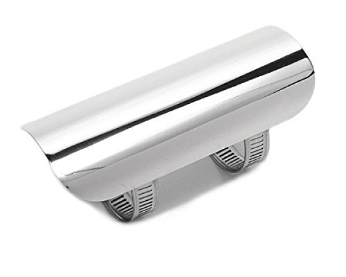 Hitzeschutzblech Universal 5" (12,5 cm) Chrom