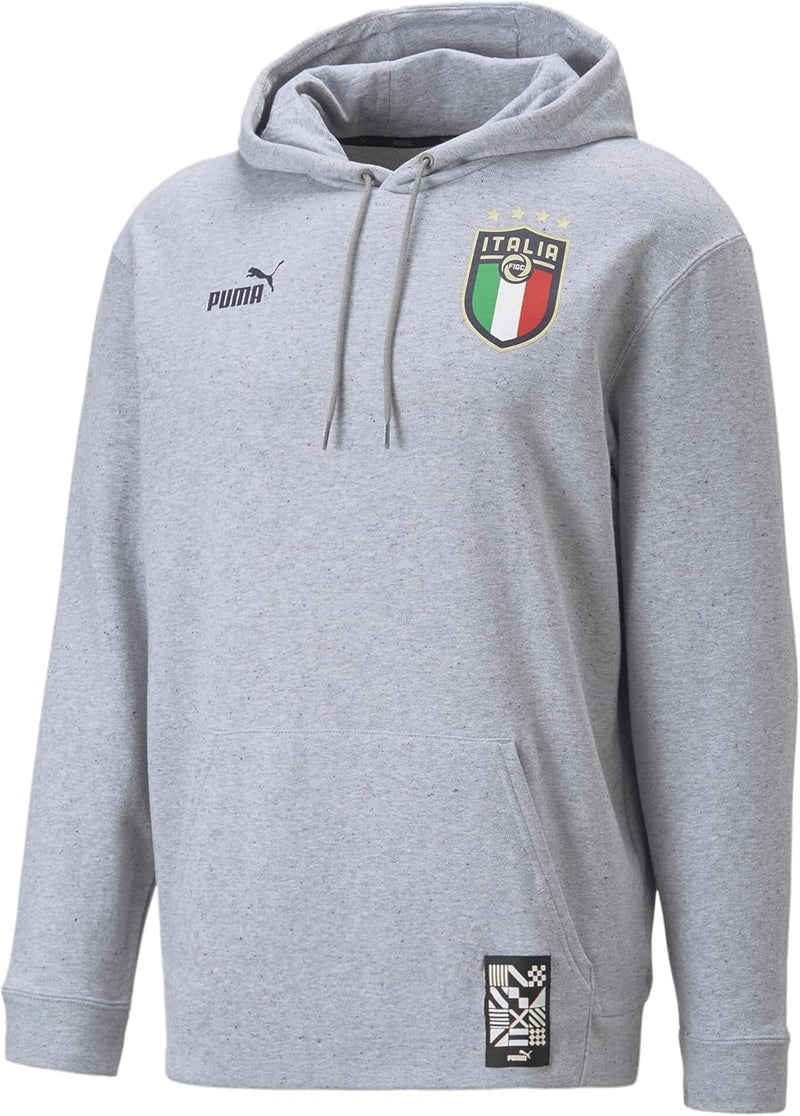 PUMA Herren Tops Italien ftblCulture Hoodie Herren M Grau, M Grau