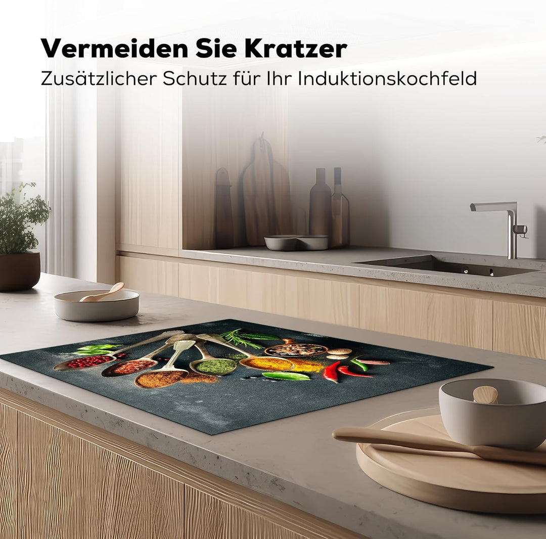 Herdabdeckplatte 77x59 cm Einteilig Abdeckplatten Cerankochfeld Abdeckung Ceranfeld Herdplattenabdec