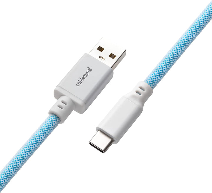CableMod Pro Coiled Keyboard Cable - Spiralkabel für Tastatur USB C auf USB Typ A - Gaming Tastaturk