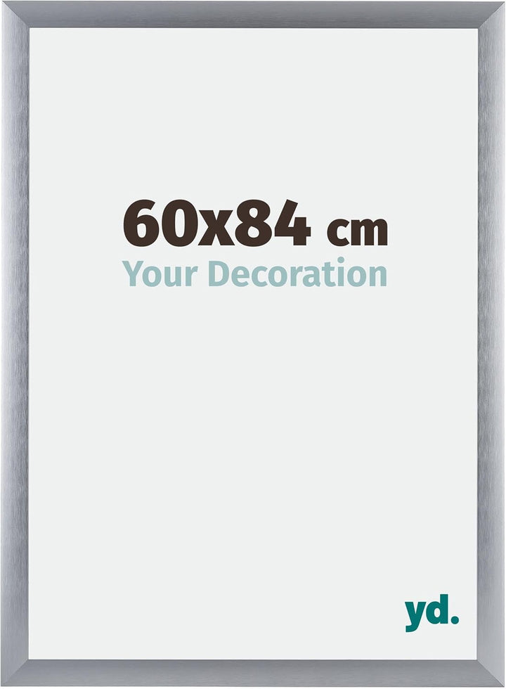 yd. Your Decoration - Bilderrahmen 60x84 cm - Bilderrahmen aus Aluminium mit Acrylglas - Antireflex