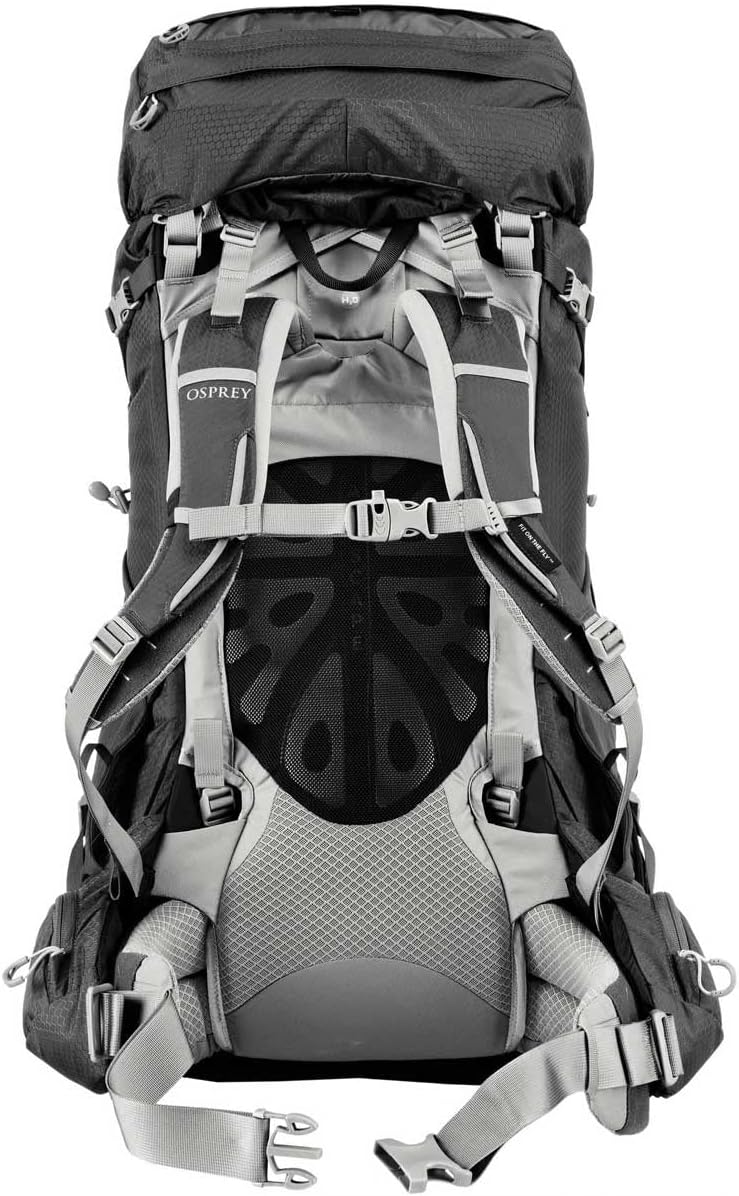Osprey Ariel 65 Trekkingrucksack für Frauen Schwarz WM/L, Schwarz WM/L
