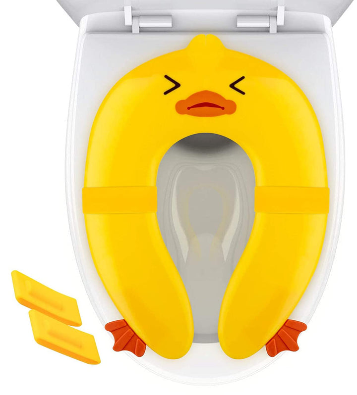 WC-Sitzbezug, Reise-Toilettensitz, faltbar, rutschfeste Silikon-Pads, tragbar, wiederverwendbar, für
